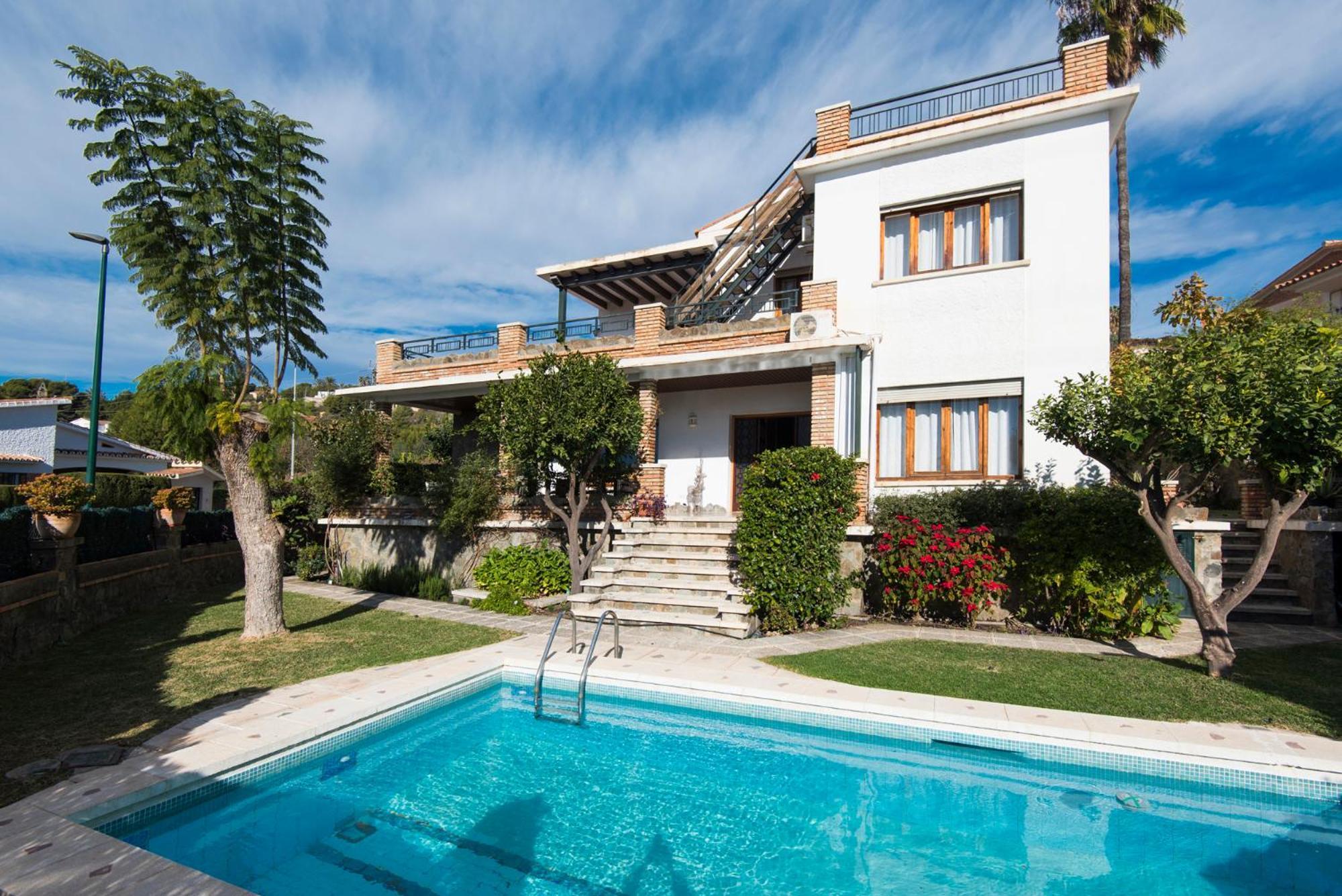 Queen Of The Ocean Villa: Stately Style House With Pool Málaga Exterior foto